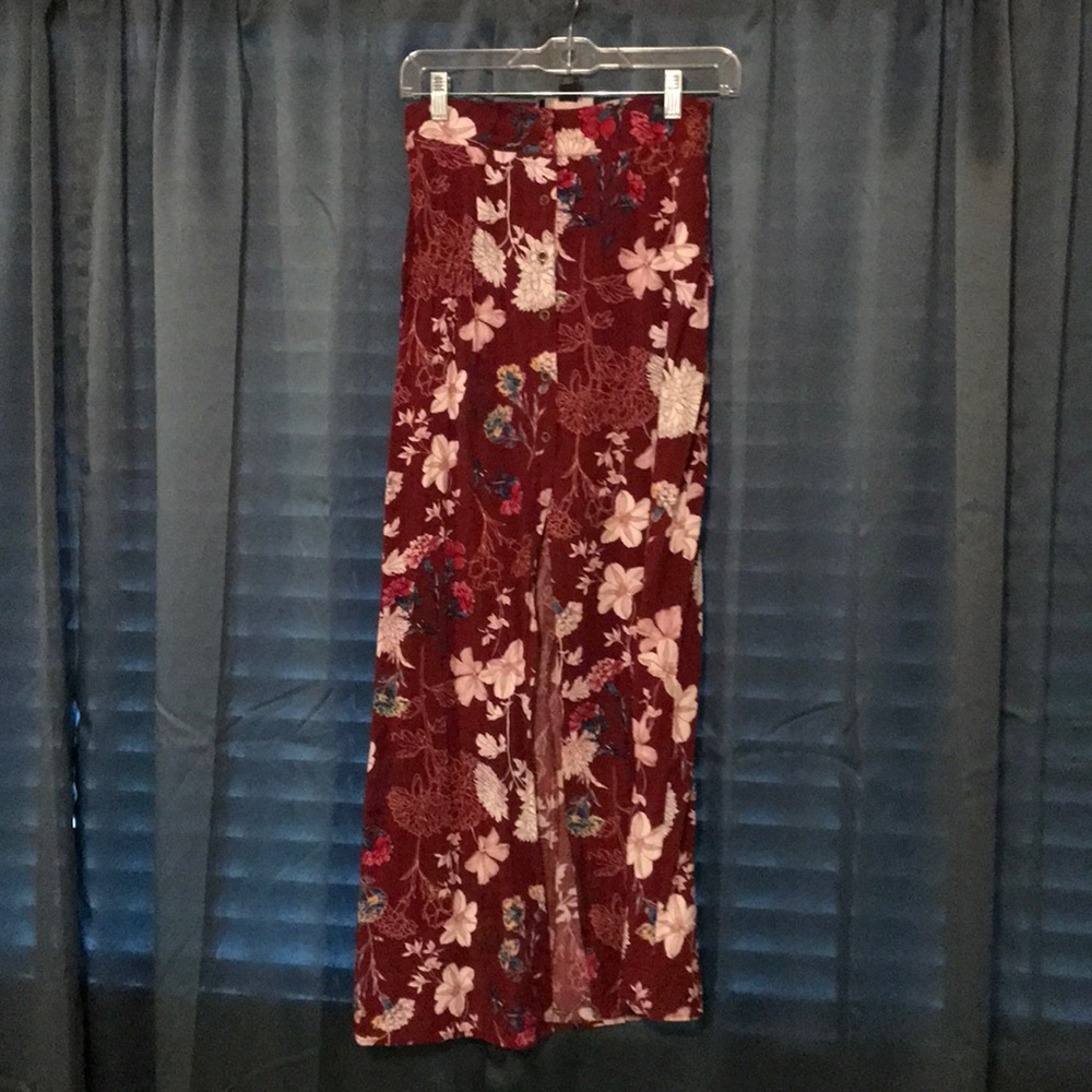 F21 Contemporary high waist maxi skirt